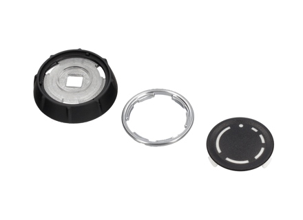 Manopola rotante per controllo radio PCM. Porsche Cayenne 07-09 / 997 08-11 / Boxster 09-12 / Cayman 09-12 - 99764292900, 99764293000