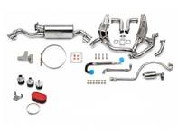 Terminali di scarico doppi a quattro uscite per pacchetto prestazioni sportive. Porsche 911 Turbo Flatnose - 93011103806, 93021103301, 93021103304