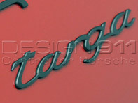 'TARGA' BLACK Rear Lid Badge. Porsche 991 Targa - 99155930901 'TARGA' BLACK Rear Lid Badge. Porsche 991 Targa - 99155930901