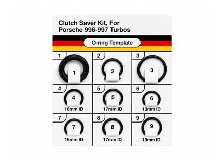 Kit de joints pour cylindre d'embrayage. Porsche 996 / 997 turbo - 99611623752 - 996CS