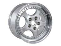 Rear 18-inch Light-alloy wheel, Silver metallic. Porsche 964 Turbo 3.6L - 96536214000, 96536213600 Rear 18-inch Light-alloy wheel, Silver metallic. Porsche 964 Turbo 3.6L - 96536214000, 96536213600