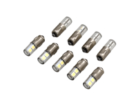 Lot de 9 Ampoules LED Tableau de Bord BA7S Blanc Brillant - 90063110298