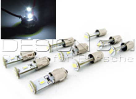 Dash Board LED Bulb Set of 9 BA7S Bright White - 90063110298