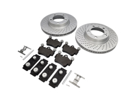 FRONT Brake Pads and Brake Disc Package Porsche 997 C4 Textar - 99635140501, 99635140601, 99761267701, 99635108802, 95535296000, 99735193907