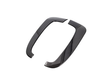 Profilo uscita aria alettone anteriore in fibra di carbonio. Porsche 971.1 Panamera