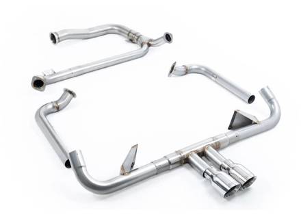 Milltek Sports Exhaust With Cat Replacement Pipe And Polished Trims. Porsche 718 GTS 2.5L - 982251052E, 982251052F, 982251052G, 982251052J, 982251052L, 982251051D, 982251051K, 982251051F, 982251051G, 982251051J, 982251051L - SSXPO144