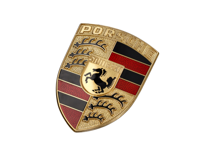 Haubenabzeichen. Porsche 911 1974-89 / 964 - 90155921020, 90155921026