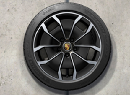 20' Taycan Turbo Aero lichtmetalen velgen & zomerbanden origineel Porsche - 9J1073650D