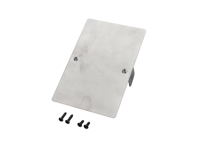 Centre console block-off plate. Porsche 911 SC - SCConsolePlate_RAW, SCConsolePlate_Black