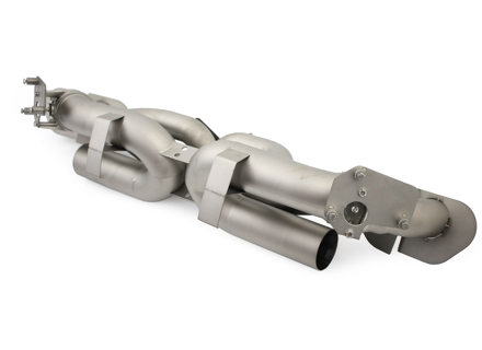 Exhaust sport switchable silencer in titanium for Porsche 992 Carrera and Turbo - 992251052A, 992298019, 992251053A, 992298019A, 992251055, 992298019B, 992251057B, 992298019C