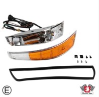 前指示灯外壳，铝铸件，包括镜头、线束和垫圈。保时捷 911 68-73 - 91163140130, 90163140103, 90163140203, 91163140230 - 1695402270, 1695402280