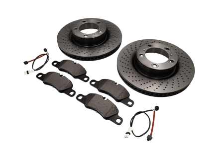 Pack Plaquettes de frein et Disques de frein AVANT Porsche 997 3.6L C4 - 99735140101, 99735140201, 99735193806, 99761277002