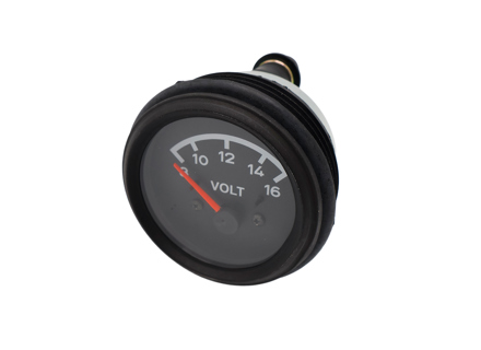Jauge de tension de batterie, 8-16V, style VDO. Porsche 914 - 91464111510 - 1699600500