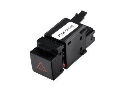 Emergency Light Switch. Porsche 997 MKI / MKII / Turbo / GT2 / GT2RS / GT3.2 - 99761312003A05, 99761312002A05, 99761312003, 99761312002