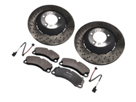 Kit de disques et plaquettes de frein avant. Porsche 718 Boxster Spyder / 718 Cayman GT4 - 98135140581, 98135140681