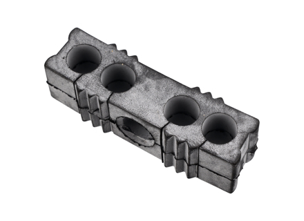 Brandstofleidingbevestiging/rubberen isolator onder de carrosserie. Porsche 928 1983-1995 - 92835655101