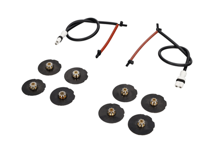 适用于保时捷 996 Turbo / 996 C4S 的后制动线传感器和垫片套件 - 99635208602, 99635208600, 99661236501