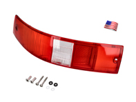 Blinkerglas hinten ohne Rand (SWB). Porsche 911/912 1963-68 USA - 91163192401, 91163192301, 14879, 14879/D, 14879/S