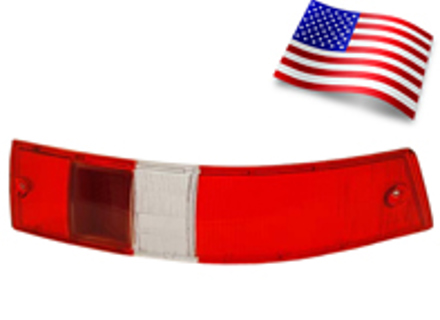 Indicator lens rear without rim (SWB). Porsche 911/912 1963-68 USA - 91163192401, 91163192301, 14879, 14879/D, 14879/S