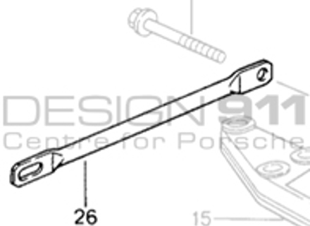 Puntone di montaggio del cambio. Porsche 964/993 - 99350462100