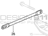 Gearbox Mount Strut. Porsche 964 / 993 - 99350462100 Gearbox Mount Strut. Porsche 964 / 993 - 99350462100