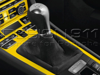 Leva cambio in ALCANTARA NERA. Porche 991 - 99142499000 Leva cambio in ALCANTARA NERA. Porche 991 - 99142499000