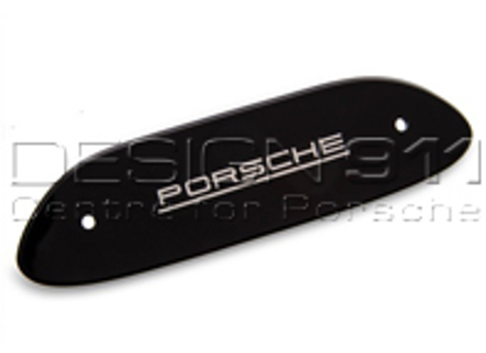 Cover for radio in black. Porsche 356 - 64455243100700