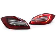 LED Rear indicators clear / red lens & chromed base. Porsche 987 MKII / 987C MKII - 98763142703, 98763142803 LED Rear indicators clear / red lens & chromed base. Porsche 987 MKII / 987C MKII - 98763142703, 98763142803