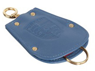 Key pouch for Porsche 356 in BLUE LEATHER - PCG0442000030B