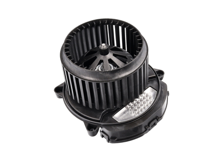 暖通空调鼓风机电机及风扇（后部）- 带四区空调控制的车型 (PR 9AH)。保时捷 958 卡宴 2011-2018 - 95857202203, 95857202204