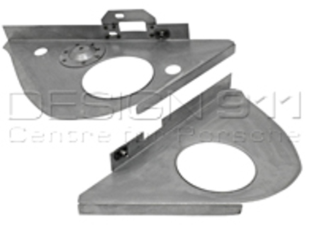 Pedal Board Support, Left and Right. Porsche 356 Pre-A - 35649651, 35649652, PP147PA, P147PA
