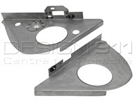 Pedal Board Support, Left and Right. Porsche 356 Pre-A - 35649651, 35649652, PP147PA, P147PA Pedal Board Support, Left and Right. Porsche 356 Pre-A - 35649651, 35649652, PP147PA, P147PA