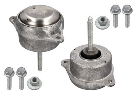 Motorlager, 2er-Set. Porsche 996 C2 / C4 1997-05 - 99337504908, 99337504906 - 993.375.049.08