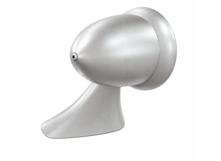 Aluminium Aero Bullet Mirror - Longhood / Universal 3.0, in Silver. Porsche 911 / 912 1965–74 - 91173102010, 91173111600, 90173111101 - AeroBulletDriverSilver_LonghoodUniversal RHD, AeroBulletDriverSilver_LonghoodUniversal LHD, AeroBulletPairSilver_LonghoodUniversal