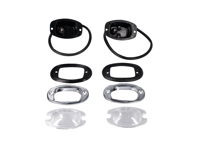 Number plate light, Complete. Porsche 356B / 356C - 64463160105, 644.631.601.05.SET Number plate light, Complete. Porsche 356B / 356C - 64463160105, 644.631.601.05.SET