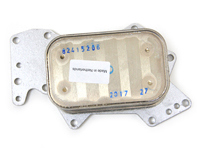 Radiator oil cooler on engine. Porsche 957/958 Cayenne Diesel - 95510727100, 95510717600, 059117021K Radiator oil cooler on engine. Porsche 957/958 Cayenne Diesel - 95510727100, 95510717600, 059117021K