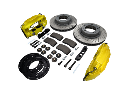 Bremssattel & Scheibe 'Big Yellows' Front Upgrade Kit für Porsche 911 - FVD351964499ALU