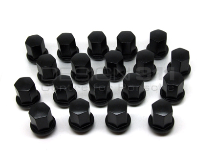 Wheel Nuts PACK OF 20 Black. Porsche 911 1965-89 / 964 / 993 / 944 / 968 / 928 / 924 - 99918200336, 999.182.003.36, 999-182-003-36