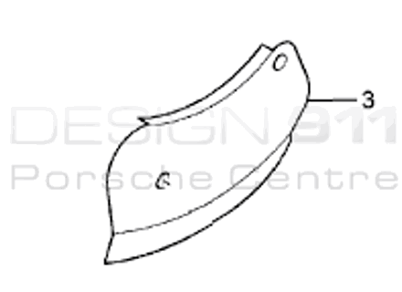 Brake disc cover plate (LOWER) REAR. Porsche Carrera GT - 98035280101, 98035280201