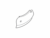 Brake disc cover plate (LOWER) REAR. Porsche Carrera GT - 98035280101, 98035280201