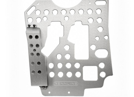 Rennline Aluminium Floor Board. Driver Side. Porsche 964 / 993  RHD - F18RH