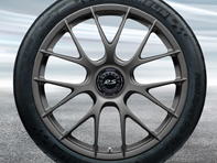 20'/21' 991.2 GT3 RS Magnesium, in Platinum (satin-gloss) Alloy Wheels Original Porsche - 99104460338