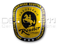 Distintivo Reutter, dal 1955 al 1961, euro. Porsche 356 - PSP72300600 Distintivo Reutter, dal 1955 al 1961, euro. Porsche 356 - PSP72300600