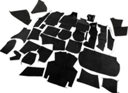 Complete interior carpet set for Porsche 964 C2/C4  Coupe RHD
