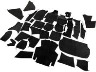 Complete interior carpet set for Porsche 964 C2/C4 Coupe RHD Complete interior carpet set for Porsche 964 C2/C4 Coupe RHD