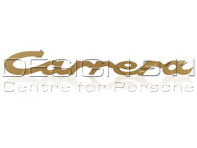 'Carrera' logo in GOLD. Porsche 911 74–77 - 91155903605 'Carrera' logo in GOLD. Porsche 911 74–77 - 91155903605