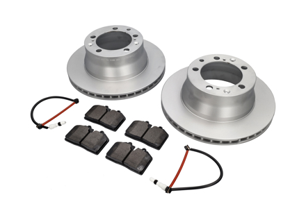 Pastiglie freno posteriori e pacchetto disco freno. Porsche 944 S2 3.0L 16V 1989-91 - 95135204105, 94461236502, 96435193903, 95135193908, 95135204102