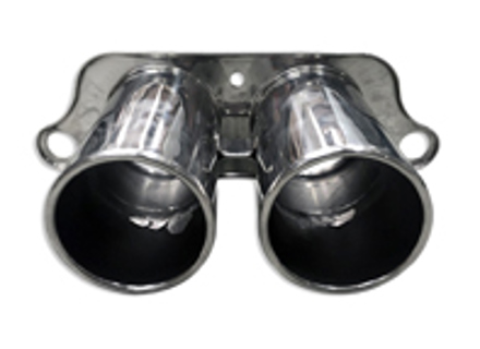 Exhaust tail pipe Porsche 911 GT3 GT3 RS and 911 R polished - 99111125391, 99111125395 - TSPO99112.023.A
