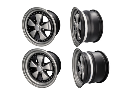 17-Zoll-Leichtmetallfelgen im Fuchs-Split-Rim-RSR-Design (Style 548) für Porsche-Fahrzeuge