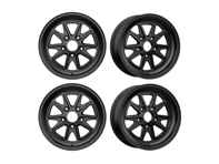 Outlaw52 001 alloy wheel set 16' Asphalt Black. Porsche 911 - 001AB-67053+23, 001AB-68053+10